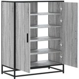 vidaXL Ormarić za cipele Sivi Sonoma Konstruirano drvo i metal | shoptok.hr