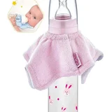 Babyjem BJ platnena zaštita za bočicu roza