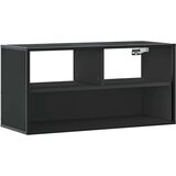 Maison Chic TV omarica - TV enota - Televizijska omarica črna 80x31x39,5 cm inženirski les in kovina, (21700983) Cene