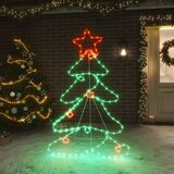 vidaXL Božična figura novoletna jelka s 144 LED lučkami cene