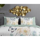 Descanso Bela/zelena posteljnina za zakonsko posteljo/podaljšana iz bombažnega satena 200x220 cm Adiwanya – | Shoptok.si
