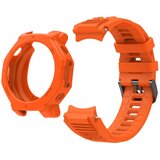 INF Silikonski pašček za uro in etui, združljiv z Amazfit T-Rex 3 Pro Orange, (5000264373) Cene