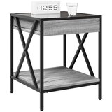  Noćni ormarić s beskonačnim LED boja hrasta 40x40x50 cm | Eponuda.com