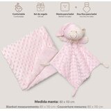 Interbaby set dekica Bubble i tješlica Bear Roza | shoptok.hr