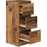 Komoda boja starog drva 29,5x34x76 cm konstruiranog drva | shoptok.hr