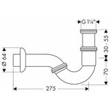 Hansgrohe spodnji del sifona za bide (55237000) Cene