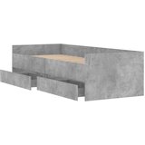  Okvir kreveta s ladicama siva boja betona 90x190 cm | Eponuda.com