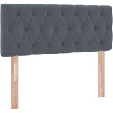  s od storage s uzglavljem Tamno siva 120 x 200 cm Baršun | shoptok.hr
