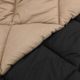  Poletna odeja Črna in taupe 200 x 200 cm Mikrovlakna, (5000288271) | Shoptok.si