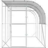  Kavez za piletinu uz zid Srebrna 400 x 200 x 215 cm | shoptok.hr