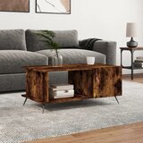 vidaXL Stolić za kavu boja hrasta 90x50x40 cm konstruirano drvo Cijene