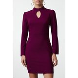 Trendyol Plum Mini Woven Collar Detailed Woven Dress | Shoptok.si