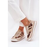 Boto Sport Shoes Sneakers Women's Panther Beige-Brown Galabis | Shoptok.si