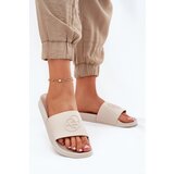 EVENTO Lightweight women's sandals with decorative embossing beige Isarisa | Shoptok.si