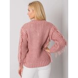 RUE PARIS Sweater-CA-SW-3746.06-dark pink | Shoptok.si