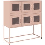 Maison Chic Komoda - Predalnik roza 100,5x39x107 cm hladno valjano jeklo, (21717865) Cene
