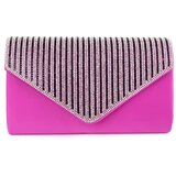 Shelvt Purple small clutch bag decorated with crystals | Shoptok.si