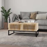  Stolić za kavu 80 x 40 x 35 cm konstruirano drvo i željezo Cijene