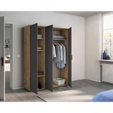 Modern Living Omara S Klasičnimi Vrati Voyager, Barva Hrasta, Siva | Shoptok.si