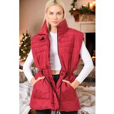 Dewberry Z6747 WOMEN'S VEST-PLAIN BURGUNDY | Shoptok.si