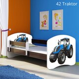 Dječji krevet ACMA s motivom, bočna wenge 180x80 cm 42 Traktor | shoptok.hr