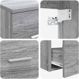  Set ormarića za kupaonicu 3 kom. Siva Sonoma 49,5 x 35 x 63 cm | shoptok.hr