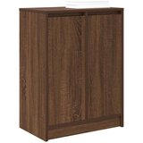 vidaXL Omarica za čevlje rjavi hrast 57x34x76 cm konstruiran les | Shoptok.si