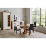 Mömax Vitrina Strada, Bela, Hrast | Shoptok.si