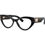 Dolce & Gabbana Ženski okvir za dioptrijske naočare, Mačkaste, Crni | Eponuda.com