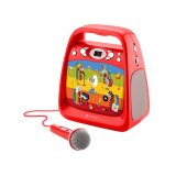 Gogen otroški radio z mikrofonom, rdeč | Shoptok.si