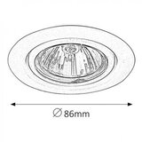 Rabalux spot relight GU5.3 12V 50W beli Cene
