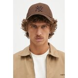 New Era Pamučna kapa sa šiltom ESSENTIAL 9FORTY® NEW YORK YANKEES boja: smeđa, bez uzorka, 60471462 | shoptok.hr