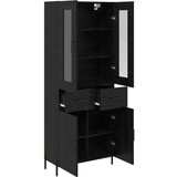  Kuhinjski ormarić Zidne Crni hrast 69 5 x 34 x 180 cm Konstruirano drvo | shoptok.hr