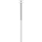 vidaXL noge za blagovaonski stol u obliku slova x, 2 kom, bijele, 57 x (72-73) cm, čelik | shoptok.hr