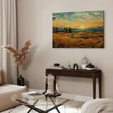  Slika - Impressionistic fields - painted golden landscape with fields of grain 120x80 | shoptok.hr