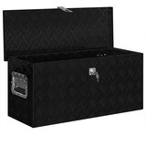 Aluminijska kutija 70 x 24 x 42 cm trapezoidna srebrna | shoptok.hr