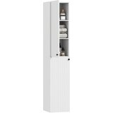 HOMCOM Kopalniška omara MDF 30D x 30Š x 161V cm Bela, (5000279372) | Shoptok.si