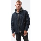 Ombre Vetrovke Moška prešita bunda (C538NAVY) pisana | Shoptok.si