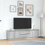 TV ormarić s LED svjetlima boja hrasta 193,5x41x50 cm | shoptok.hr