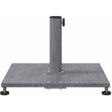  Baza za suncobran Tamno siva drvena izgled 45 x 45 x 31 cm | shoptok.hr