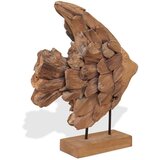  Riba Skulptura od tikovine 40x12x57 cm | shoptok.hr