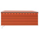  Tenda na ručno uvlačenje s roletom 3 x 2 5 m narančasto-smeđa | shoptok.hr