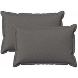  Jastuk s jastukom HOUTEN 2 kom. Svjetlosiva Umjetni lan - Svjetlosiva 40 x 60 cm 2 | shoptok.hr