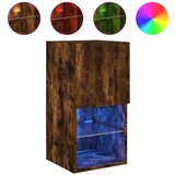 Maison Chic TV omarica - TV stojalo - Televizijska omarica z LED lučkami dimljeni hrast 30,5x30x60 cm, (21698925) Cene