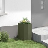  Kutni Sadič Maslinovo zelena 30 x 30 x 50 cm Čelik | shoptok.hr