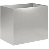  Vrtna saksija 2 kom. Srebrna 50 x 40 x 50 cm Nehrđajući čelik - Nehrđajući čelik 50 x 40 x 50 cm 2 | shoptok.hr