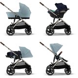 Cybex konstrukcija sa sjedalom Gazelle S sky blue, mid blue 522002709 | shoptok.hr