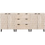  Kreveta 3 pcs Finš bijelog pranja 180 x 33 x 75 cm | shoptok.hr