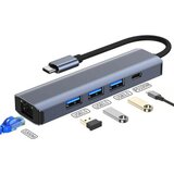 FastAsia Adapter-konvertor TIP C na 3xUSB 3.0+TIP C+RJ45 ( 800 ) | Eponuda.com