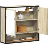 Maison Chic Kopalniška omarica - Kopalniški kabinet z ogledalom sonoma hrast 65x20x60 cm, (21794696) | Shoptok.si